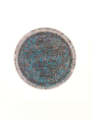 Glitzer mittel Holo Juwel 6g silber Schminke für Karneval & Fasching