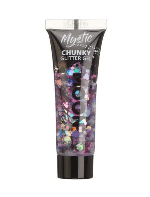 Glitzergel Chunky Mystic 12ml bunt Schminke für Karneval & Fasching Farbe: bunt