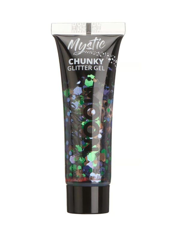 Glitzergel Chunky Mystic 12ml lila/blau Schminke für Karneval & Fasching