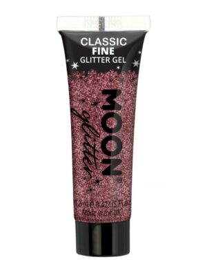Glitzergel Classic Fein 12ml pink Schminke für Karneval & Fasching