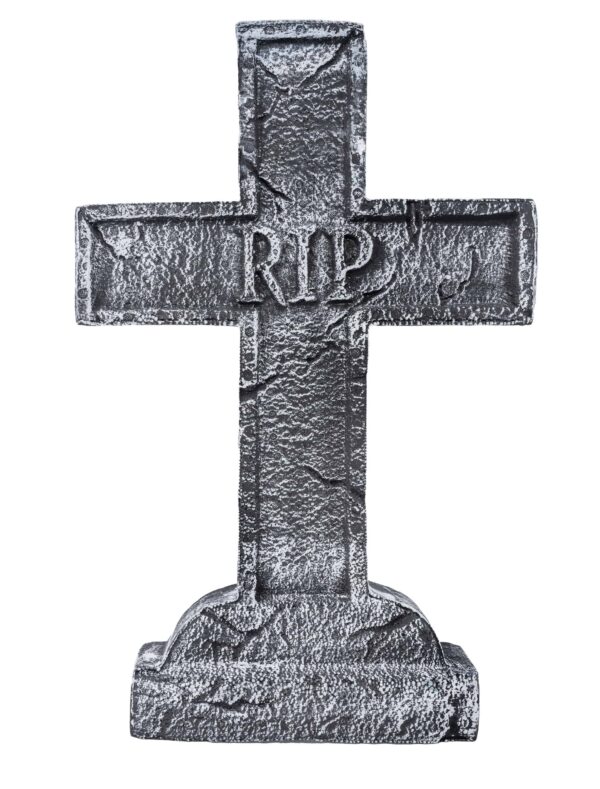 Grabstein Kreuz Farbe: grau