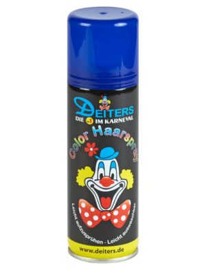 Haarspray Color 125ml blau Schminke für Karneval & Fasching