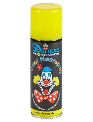 Haarspray Color 125ml gelb Schminke für Karneval & Fasching