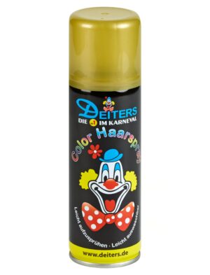 Haarspray Color 125ml gold Schminke für Karneval & Fasching