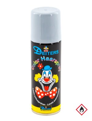 Haarspray Color 125ml grau Schminke für Karneval & Fasching