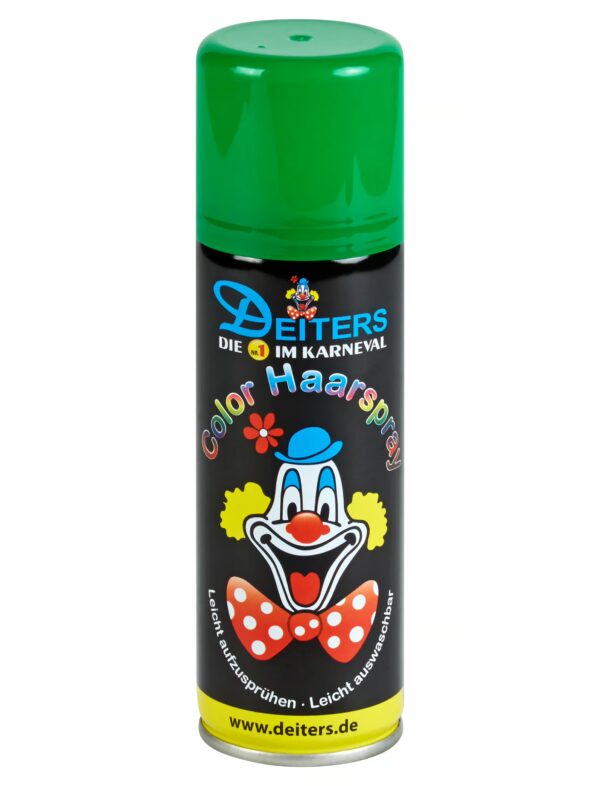 Haarspray Color 125ml grün Schminke für Karneval & Fasching