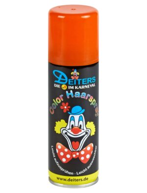 Haarspray Color 125ml orange Schminke für Karneval & Fasching