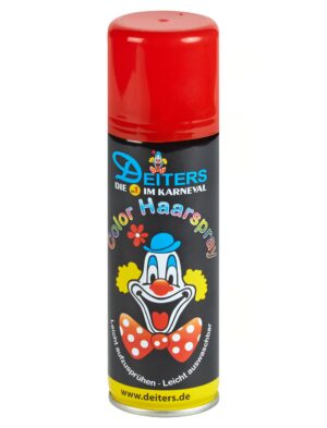 Haarspray Color 125ml rot Schminke für Karneval & Fasching