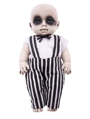 Halloween Babypuppe Junge Farbe: schwarz/weiß