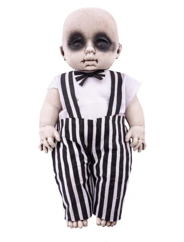 Halloween Babypuppe Junge Farbe: schwarz/weiß