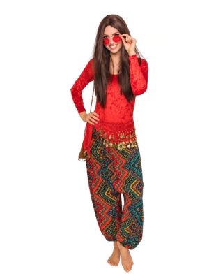 Haremshose Damen mehrfarbig 2XL/3XL
