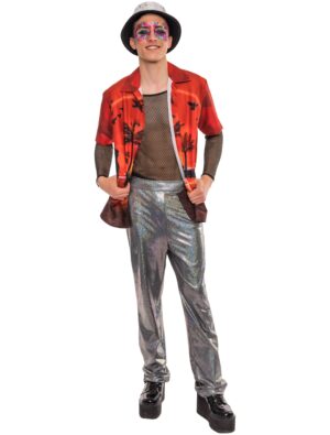 Hawaiihemd Print Herren rot M