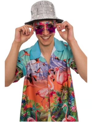 Hawaiihemd Print Herren türkis 4XL