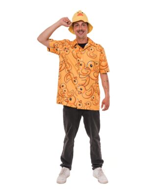 Hemd Ente Herren gelb L/XL