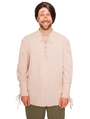 Hemd Herren beige 3XL