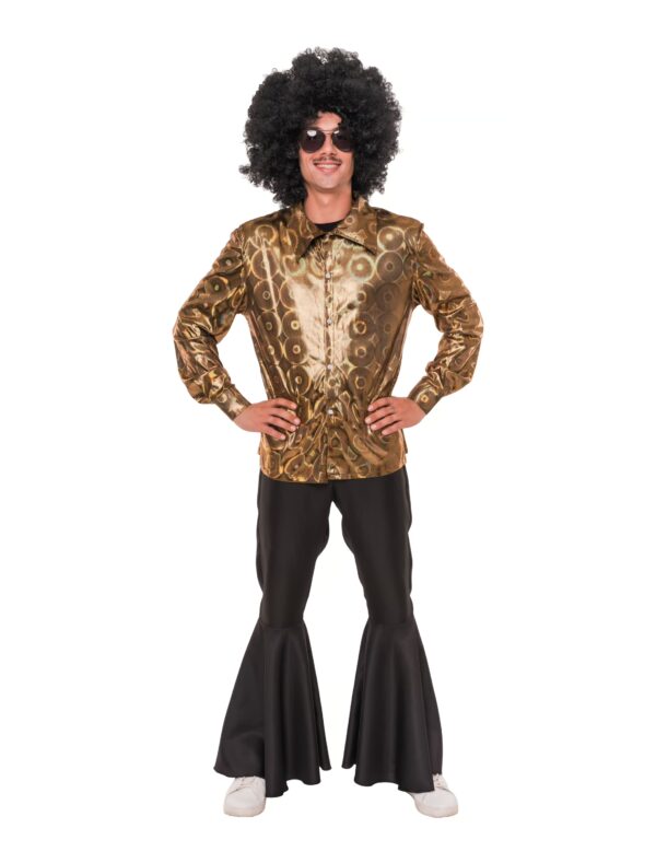 Hemd Holo Herren gold M/L