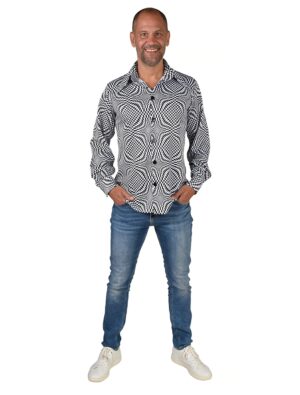 Hemd Hypnotic kariert Herren schwarz/weiß L/XL