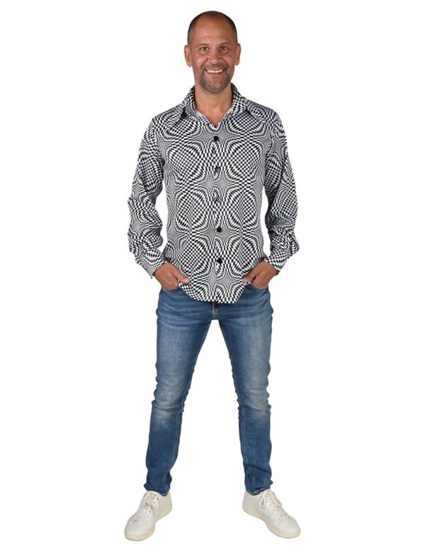 Hemd Hypnotic kariert Herren schwarz/weiß L/XL
