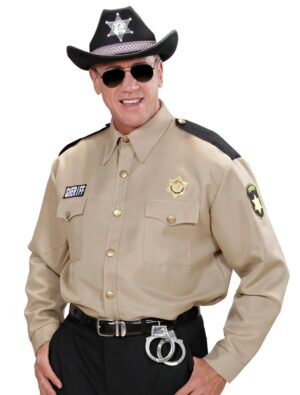 Hemd Sheriff Herren beige M/L