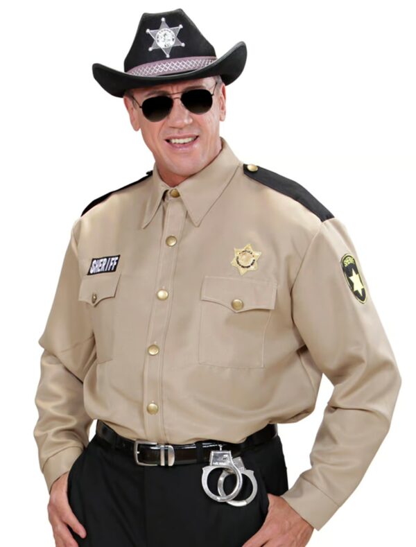 Hemd Sheriff Herren beige M/L