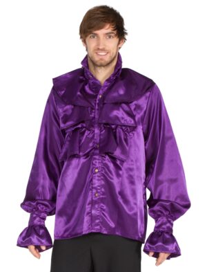 Hemd Vampir Herren lila M