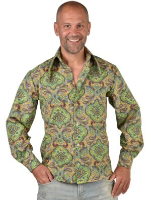 Hemd mit Kreisen Herren bunt M Farbe: bunt