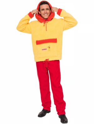 Hoodie HARIBO Goldbären rot/gelb S/M