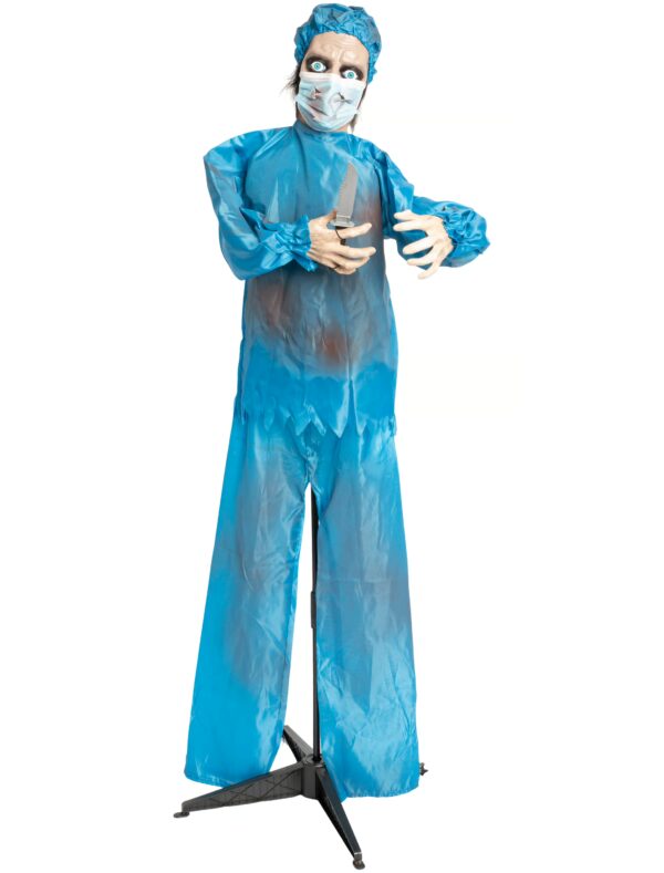 Horrorpuppe Doktor ca. 170 cm Farbe: transparent