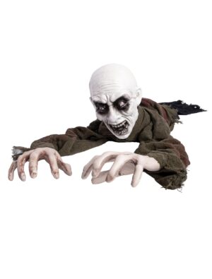 Horrorpuppe kriechend mit Funktion Farbe: schwarz/schwarz
