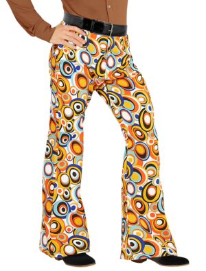Hose 70er Bubbles Herren bunt 2XL Farbe: bunt
