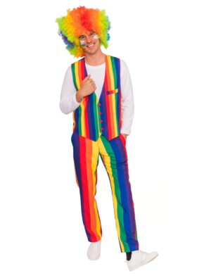 Hose Herren Regenbogen 58 Farbe: rainbow