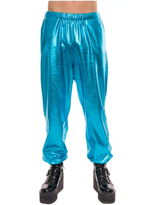 Hose metallic blau 2XS/XS