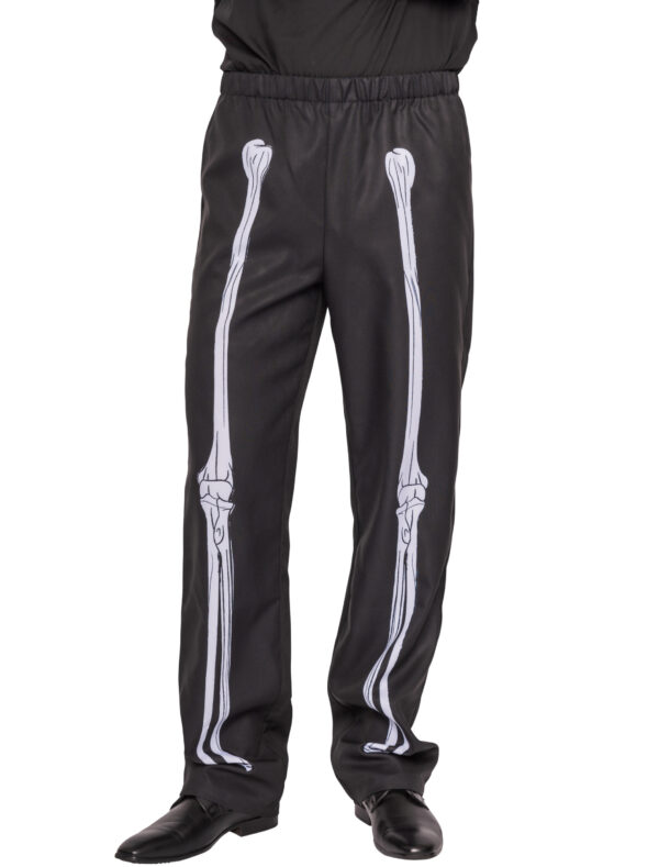 Hose mit Knochen Herren schwarz L