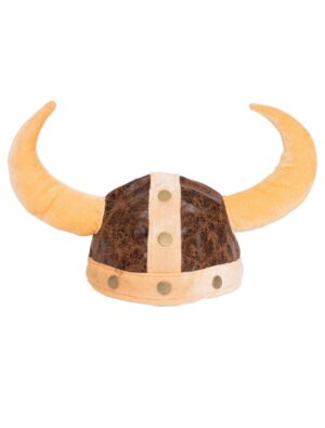 Hut Plüsch Wikinger Farbe: braun