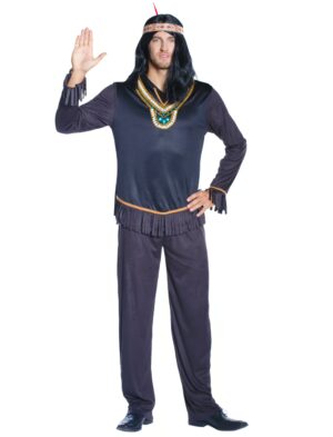 Indianer 3-tlg. Herren schwarz 48