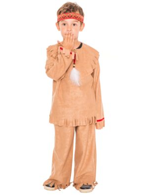 Indianer Kinder 2-tlg. braun