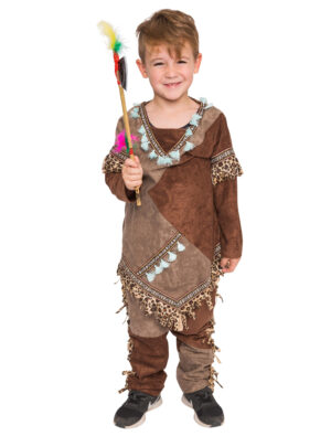 Indianer Kinder 2-tlg. dunkelbraun