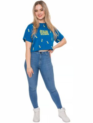 JIS Crop Shirt Jeck im Sunnesching Damen blau L-XL