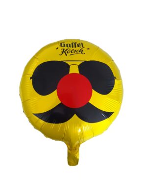 JIS Folienballon Jeck im Sunnesching Farbe: gelb