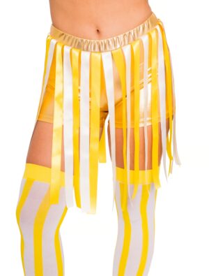 JIS Shorts Jeck im Sunnesching gold mit Fransen Damen goldgelb S/M