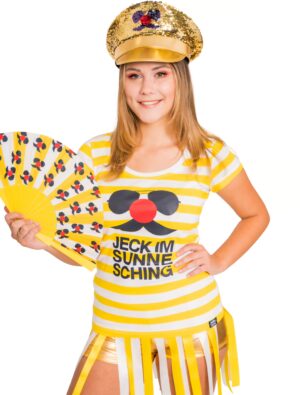 JIS T-Shirt Jeck im Sunnesching Damen gelb M