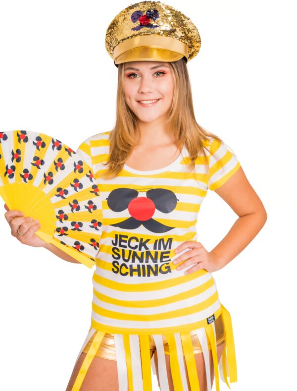 JIS T-Shirt Jeck im Sunnesching Damen gelb M