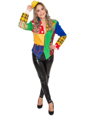 Jacke Clown Damen M Farbe: keine Farbe