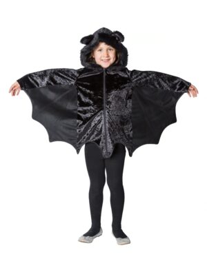 Jacke Fledermaus Kinder schwarz 152