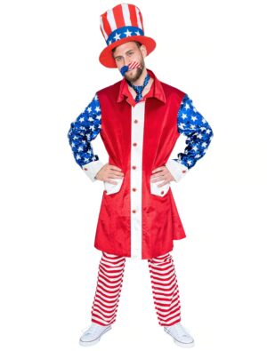 Jacke Herren USA rot/weiß/blau 3XL