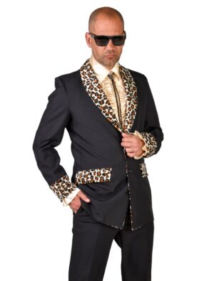 Jacke Herren mit Leopardenmuster XXL Farbe: keine Farbe