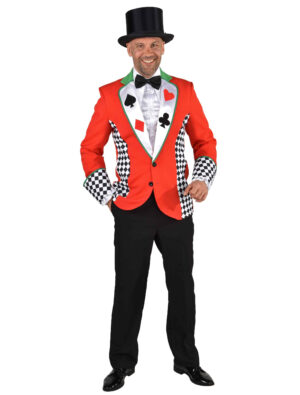 Jacke Kartenspieler Herren bunt M Farbe: bunt