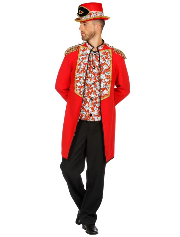 Jacke Köln Herren rot/weiß 50