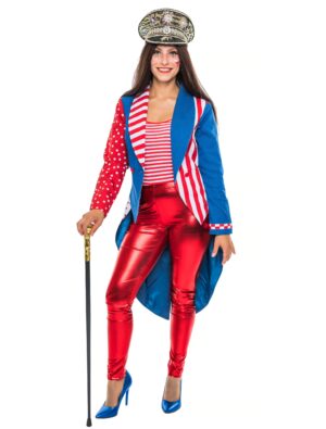 Jacke Köln Wappen Damen rot/blau 3XL
