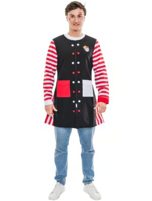 Jacke Köln Wappen Herren schwarz/weiß/rot 5XL